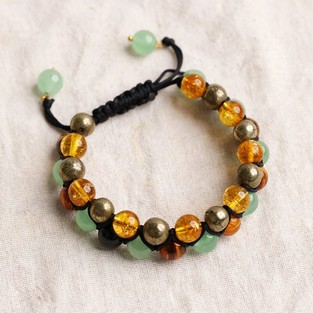 Kalavati Agate Triple Protection Wealth Bracelet